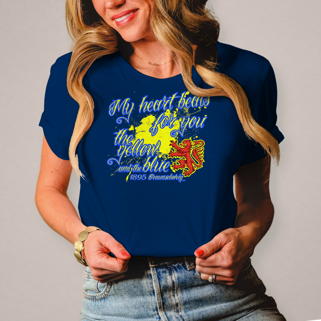 Heartbeat Blau - Damen T-Shirt