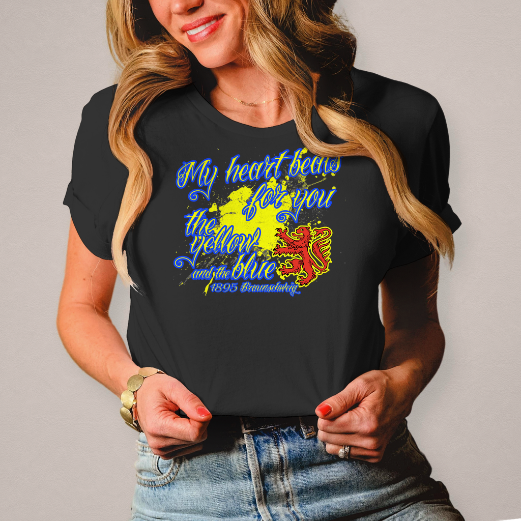 Heartbeat Blau - Damen T-Shirt
