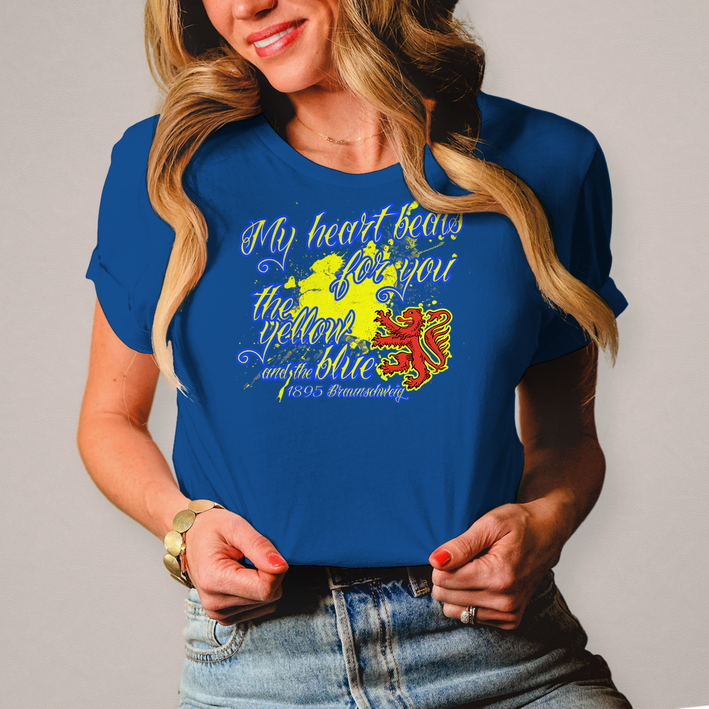 Heartbeat Blau - Damen T-Shirt