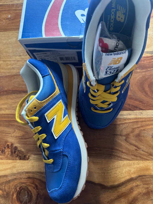 New Balance Schuh blau / gelb
